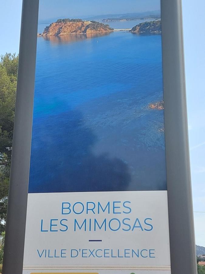 T2-Clim-Fibre-Garage 2,30 X 4,95 X 1,90 A La Faviere Appartement Bormes-les-Mimosas Buitenkant foto
